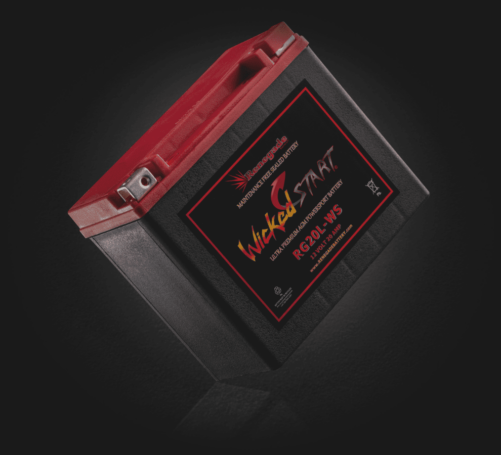 RG20L-WS 12 Volt 20 Amp Battery 500+ CCA's | Renegade Battery